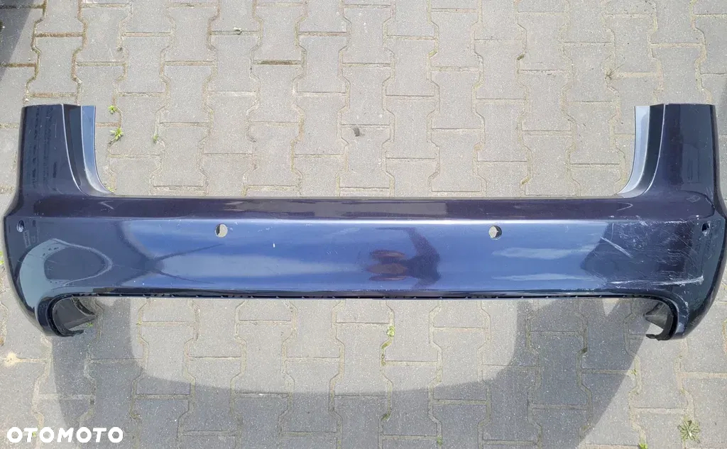 ZDERZAK TYLNY AUDI A6 C6 KOMBI X4 PDC 4F9807511A KOLOR CZARNY - 6