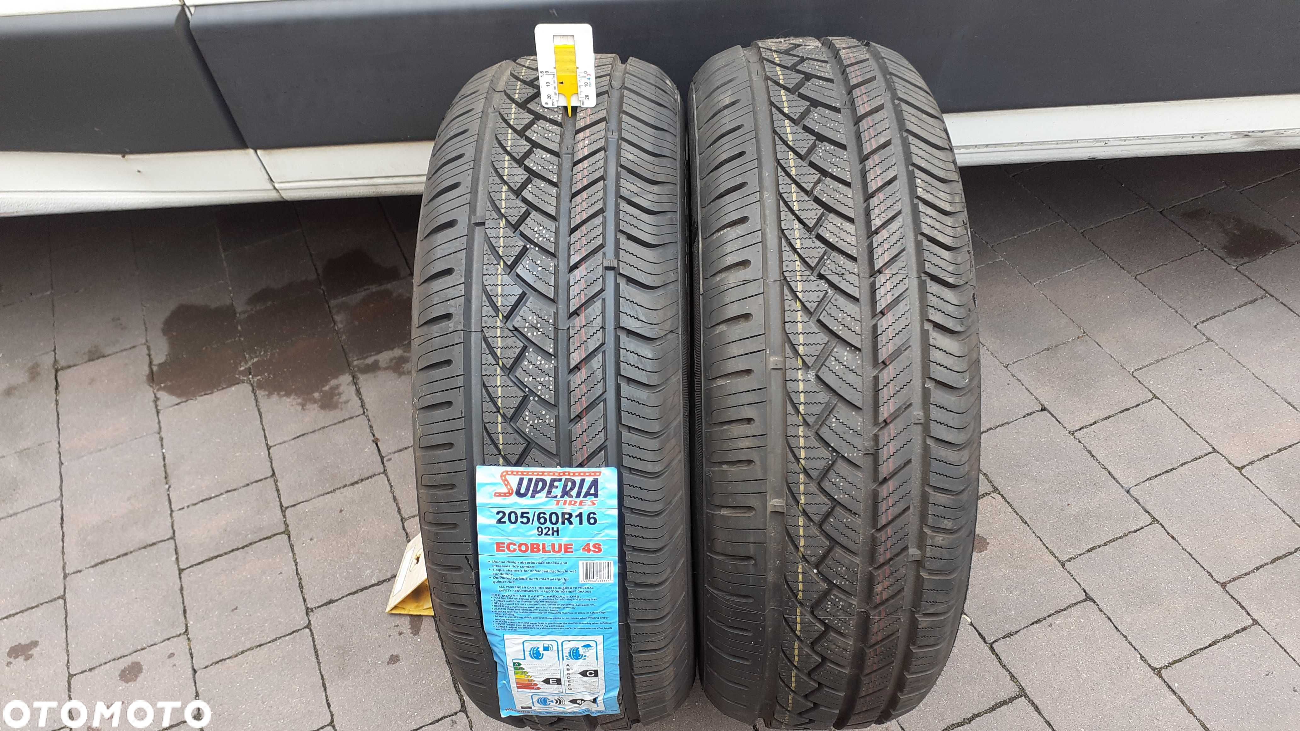 Nowe opony całoroczne 2 sztuki SUPERIA 205/60R16 92H, 2019r. - 1