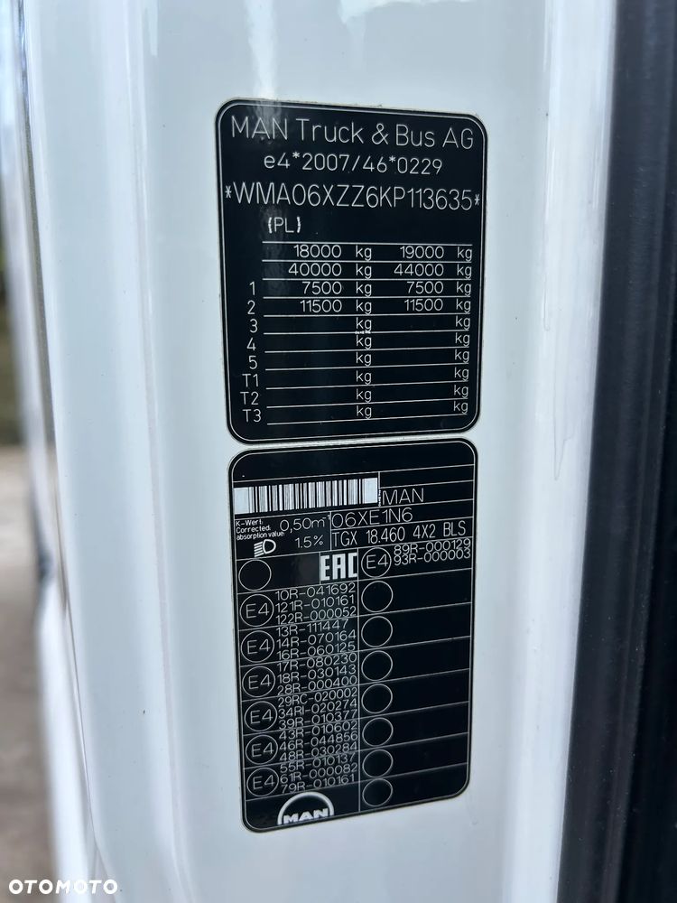 MAN TGX 18.460 KM AUTOMAT / 8 SZTUK / POLSKI SALON / 2 ZBIORNIKI PALIWOWE / LODÓWKA / BARDZO ŁADNY STAN !! - 35