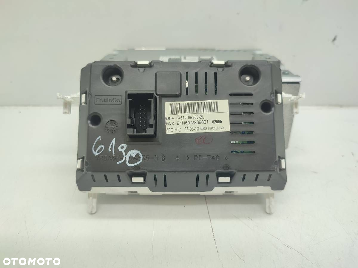RADIO ODTWARZACZ CD WYŚWIETLACZ FORD FIESTA MK7 8A6T18C815BR 5A6T18B955BL - 2
