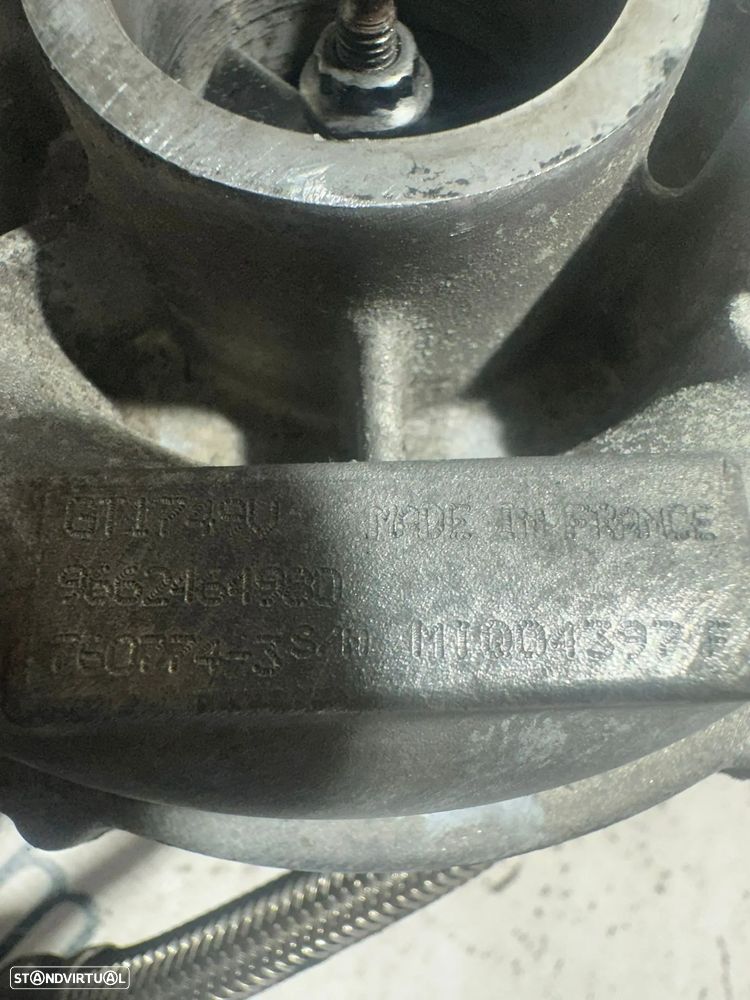 .Turbo Original Garrett PSA Peugeot Citroen DS 2.0 HDi D4204T 136cv GT1749V 9662464980 - 6