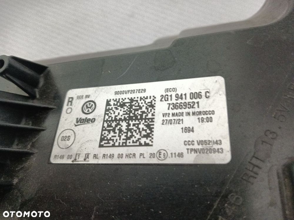 LAMPA PRZÓD PRZEDNIA PRAWA VW POLO VI LIFT 2G1941006C - 5