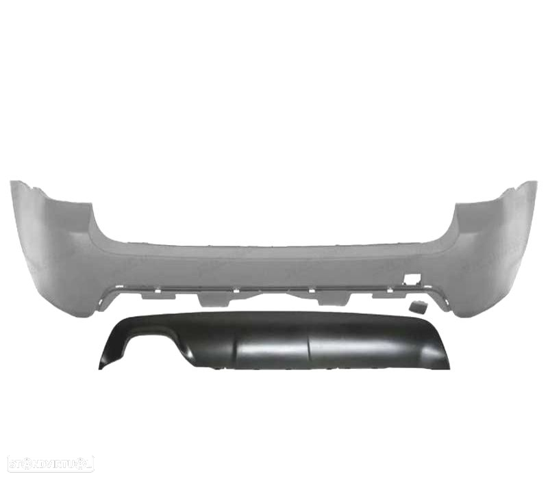 PARA-CHOQUES TRASEIRO BMW E61 04-10 LOOK M TECH - 3
