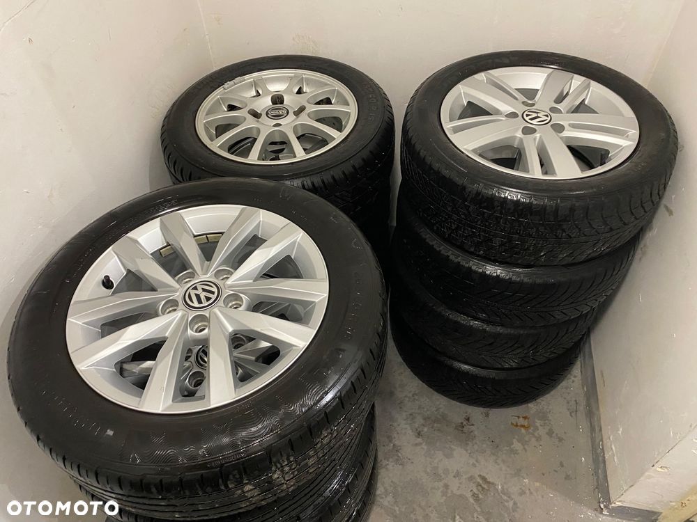 Oryginalne felgi aluminiowe VW Golf VIl 16” 5x112 + opony letnie Continental - 6