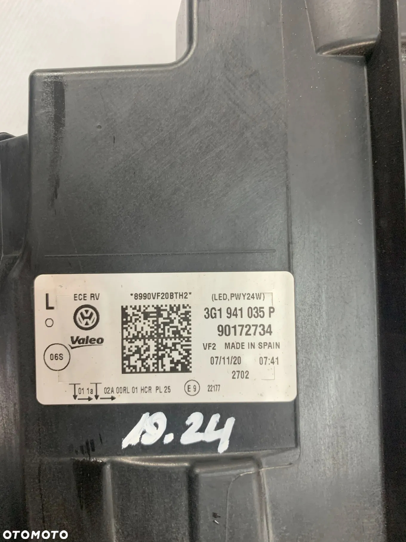 Image Volkswagen Passat B8 FL 19r Světlomet levá lampa Levý zdvih 2019 VW b 8 - 3G1941035P