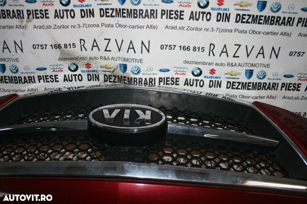 Capota Motor Grila centrala Radiator Kia Sorento 2002-2009 - 2