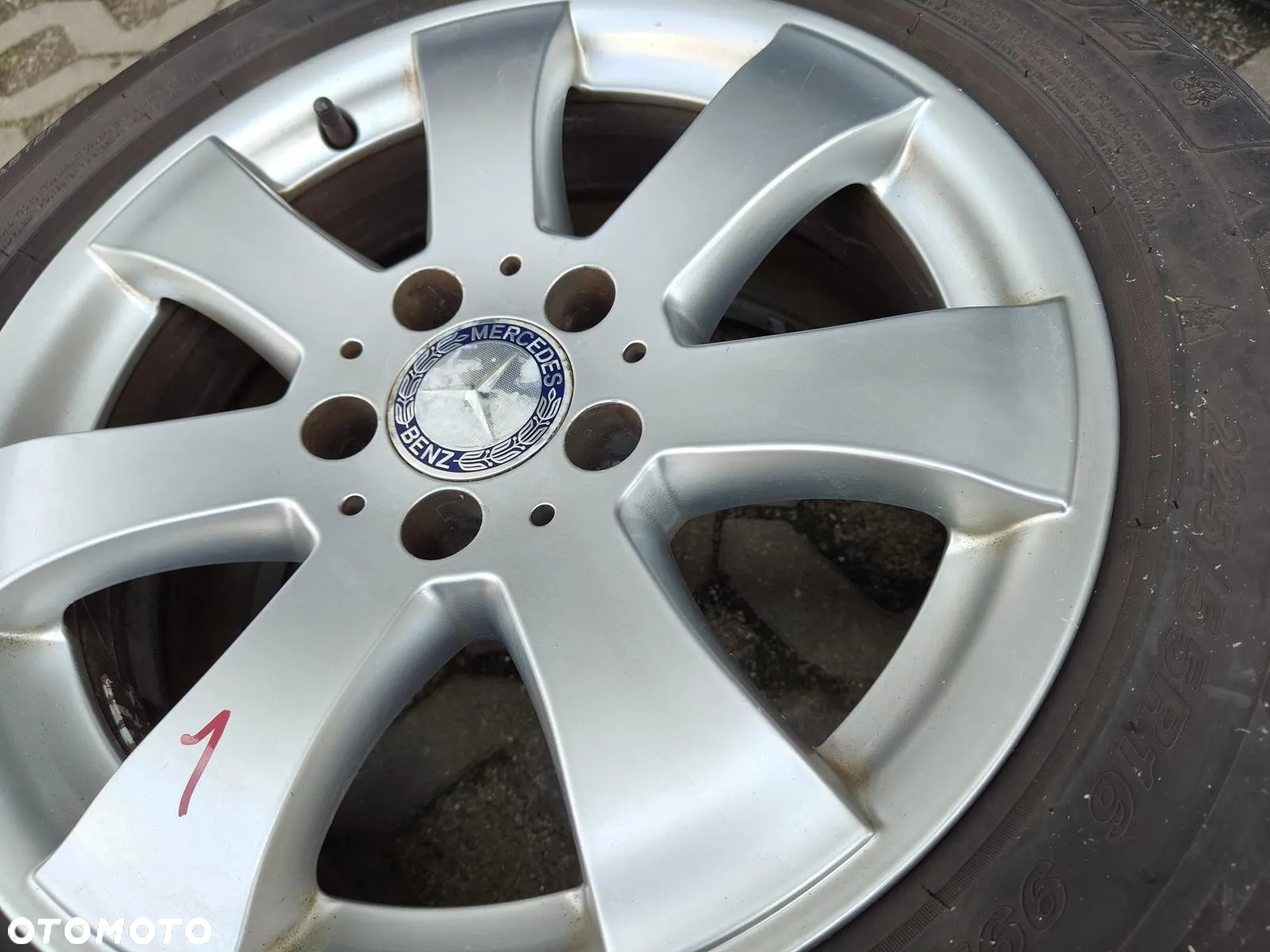 MERCEDES W211 VITO FELGI Aluminiowe Koła 16 5X112 2114013402 Opony Zima - 5