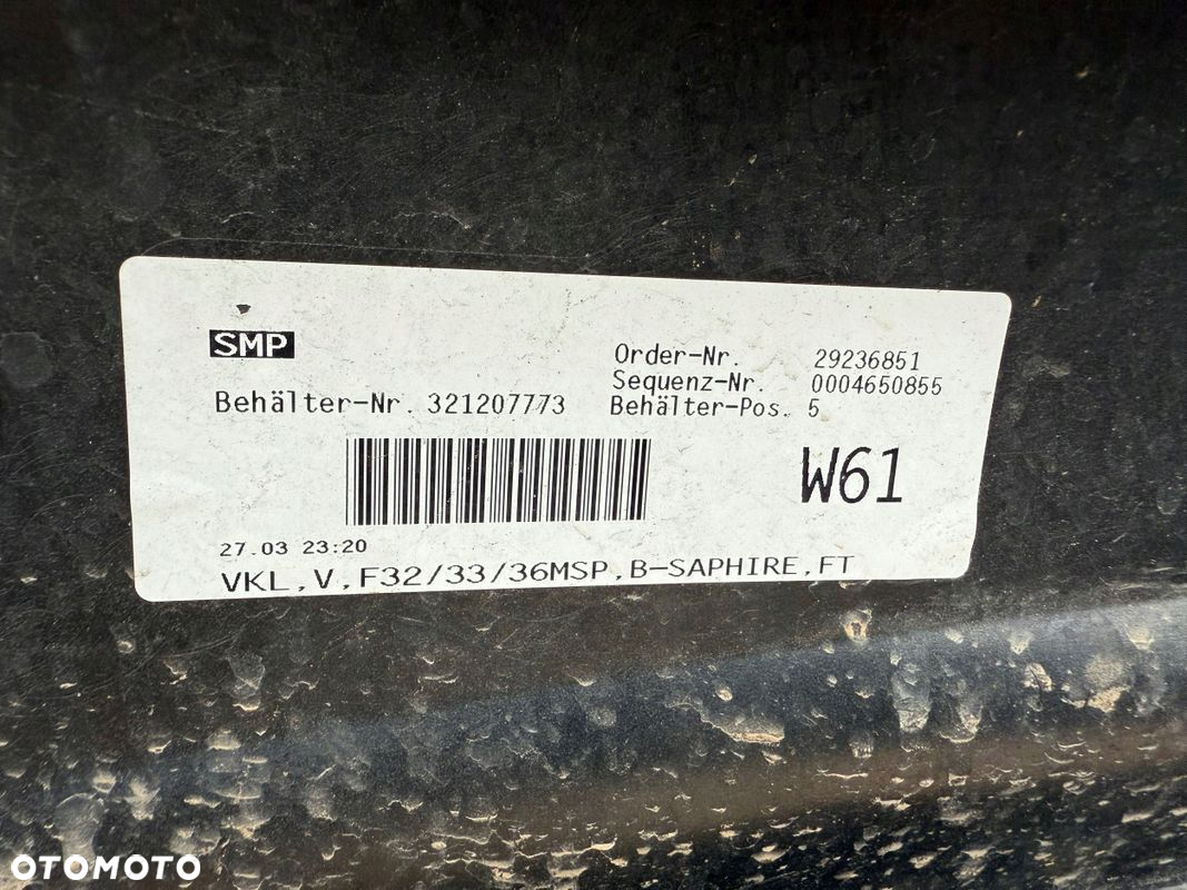 ZDERZAK BMW 4 F32 F33 M PAKIET ORYGINAŁ NIE KLEJONY - 8