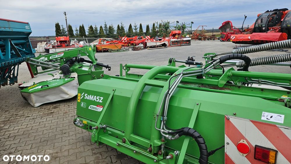 SaMasz KDD 861 S+T Kosiarka Dyskowa Motyl z taśmami  w Zestawie z Czołową kosiarką KDF 340 S - 3