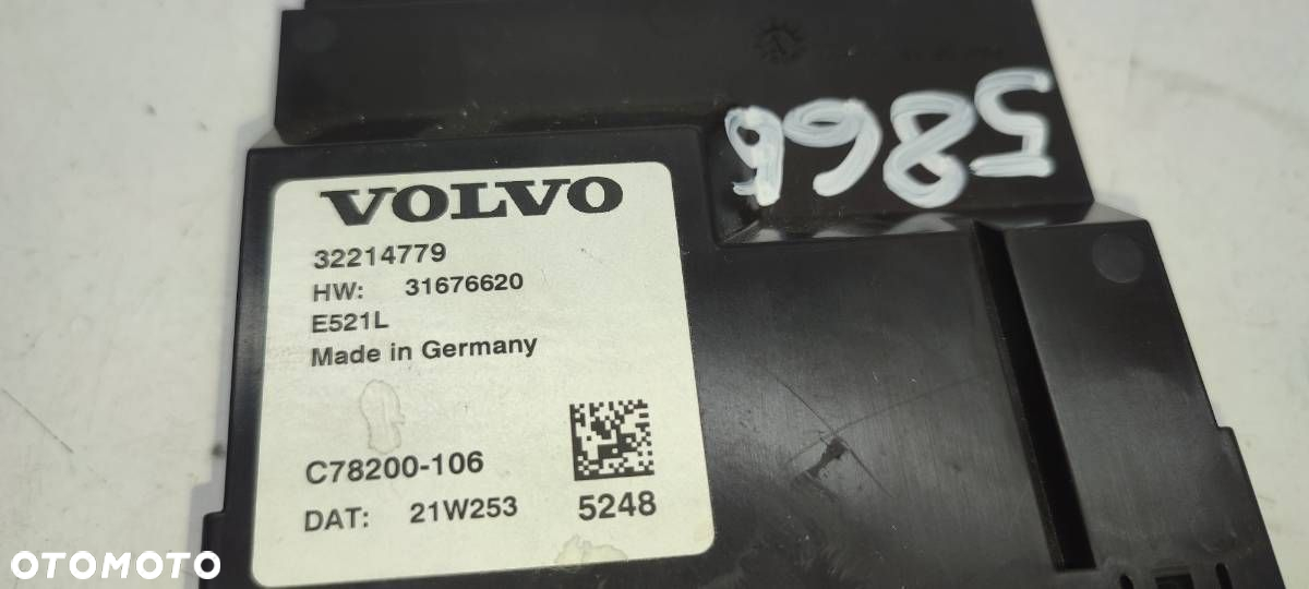 MODUŁ STEROWNIK KLAPY BAGAŻNIKA VOLVO S90 II 31676620 - 2