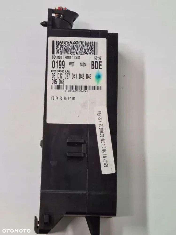 SKRZYNKA BEZPIECZNIKÓW FORD C-MAX MK2 AV6T9A340 - 3