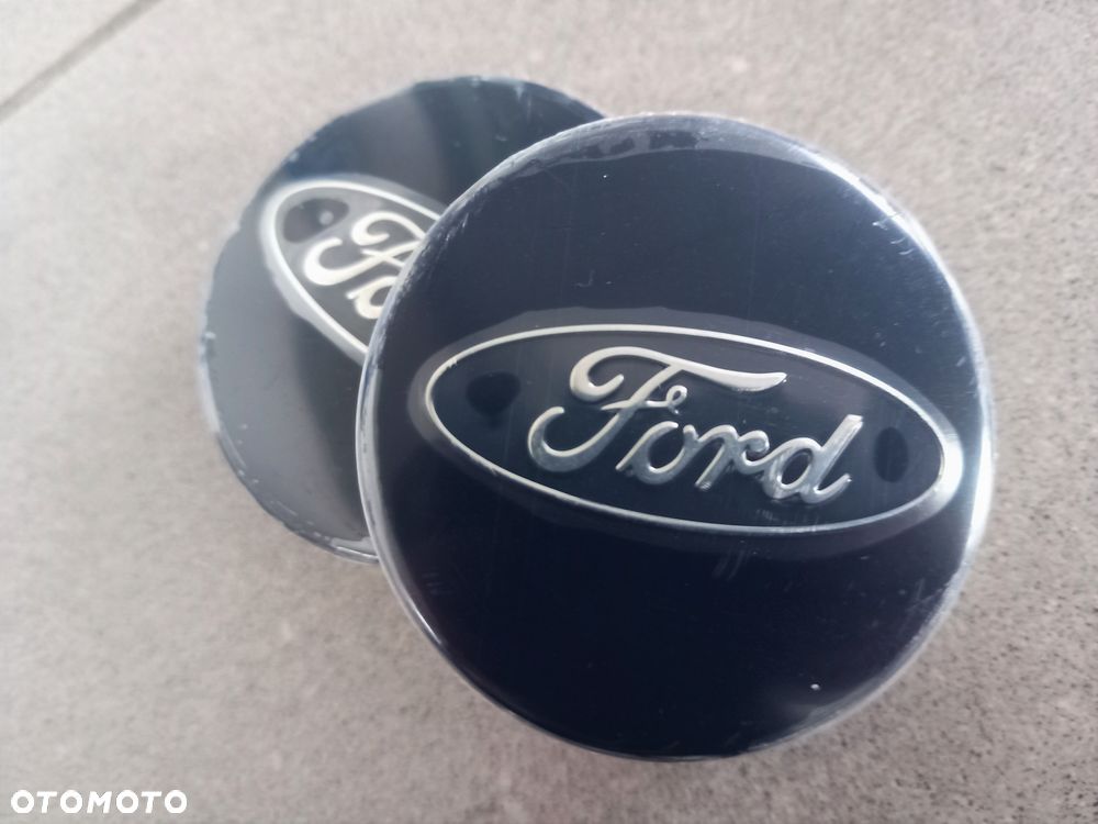 Nakładka środkowa niebieska z logo Ford - kołpak - zaślepka alufelgi 1429118 - 3