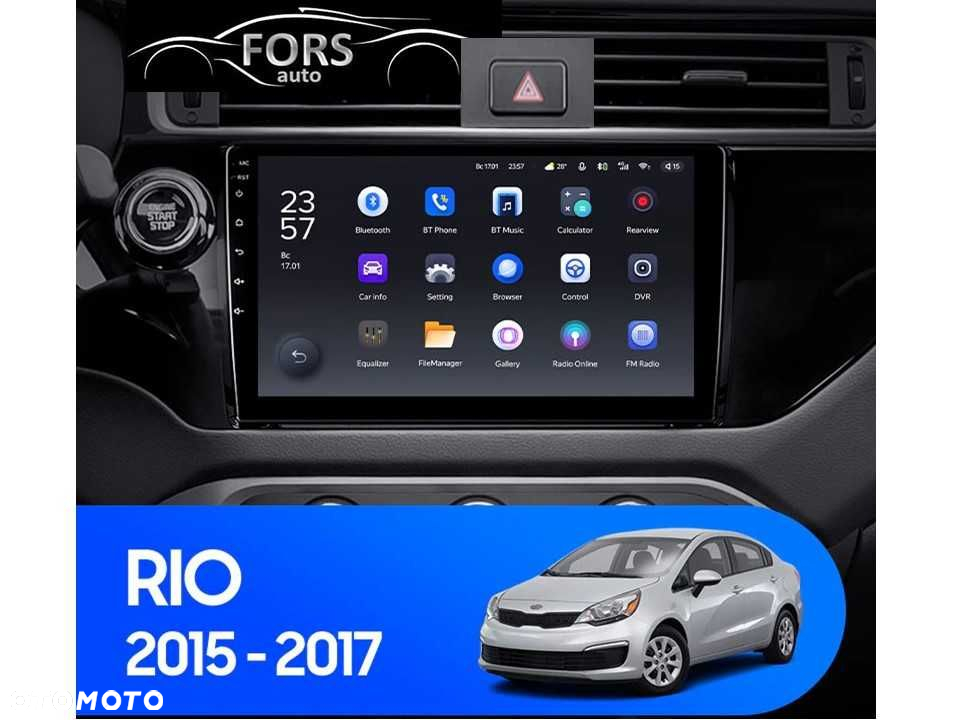 Radio samochodowe Android Kia K3 RIO (z otworem SRS, LHD, UV) 2015-17 - 5