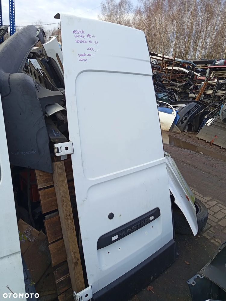 RENAULT MASTER NV400 10- MOVANO 10-21 DRZWI TYLNE LEWE ZAMEK - 2