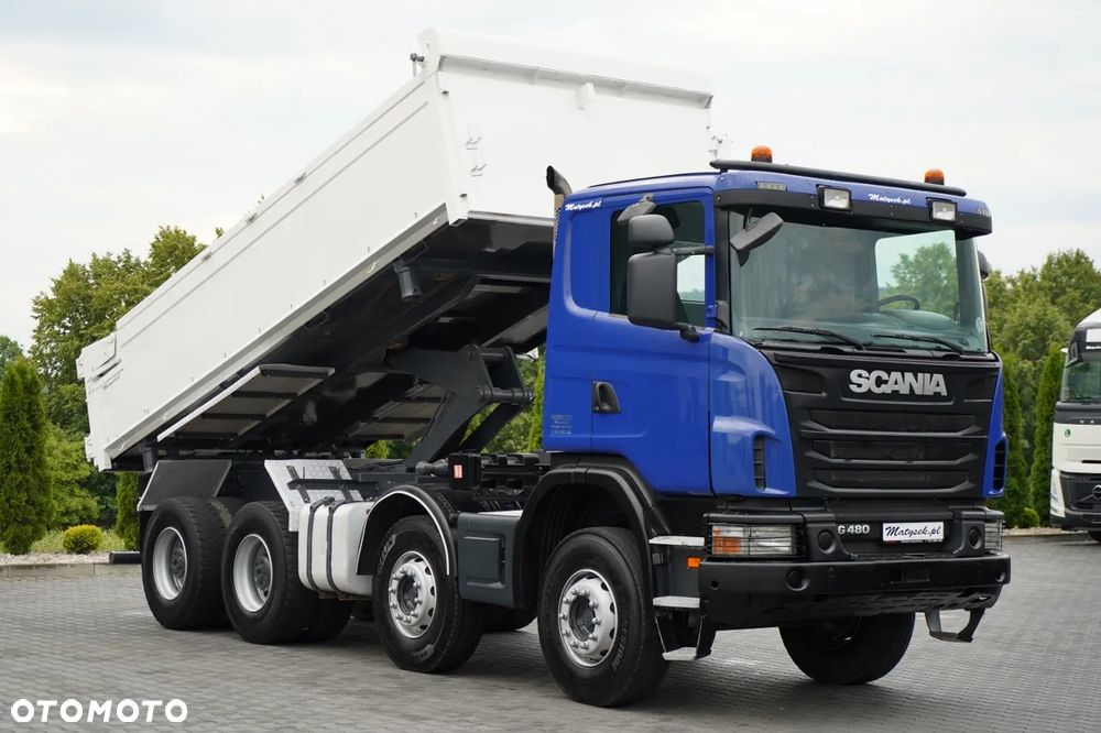 Scania G 480 / 8x4 / WYWROTKA DWUSTRONNA / HYDROBURTA / MANUAL - 2