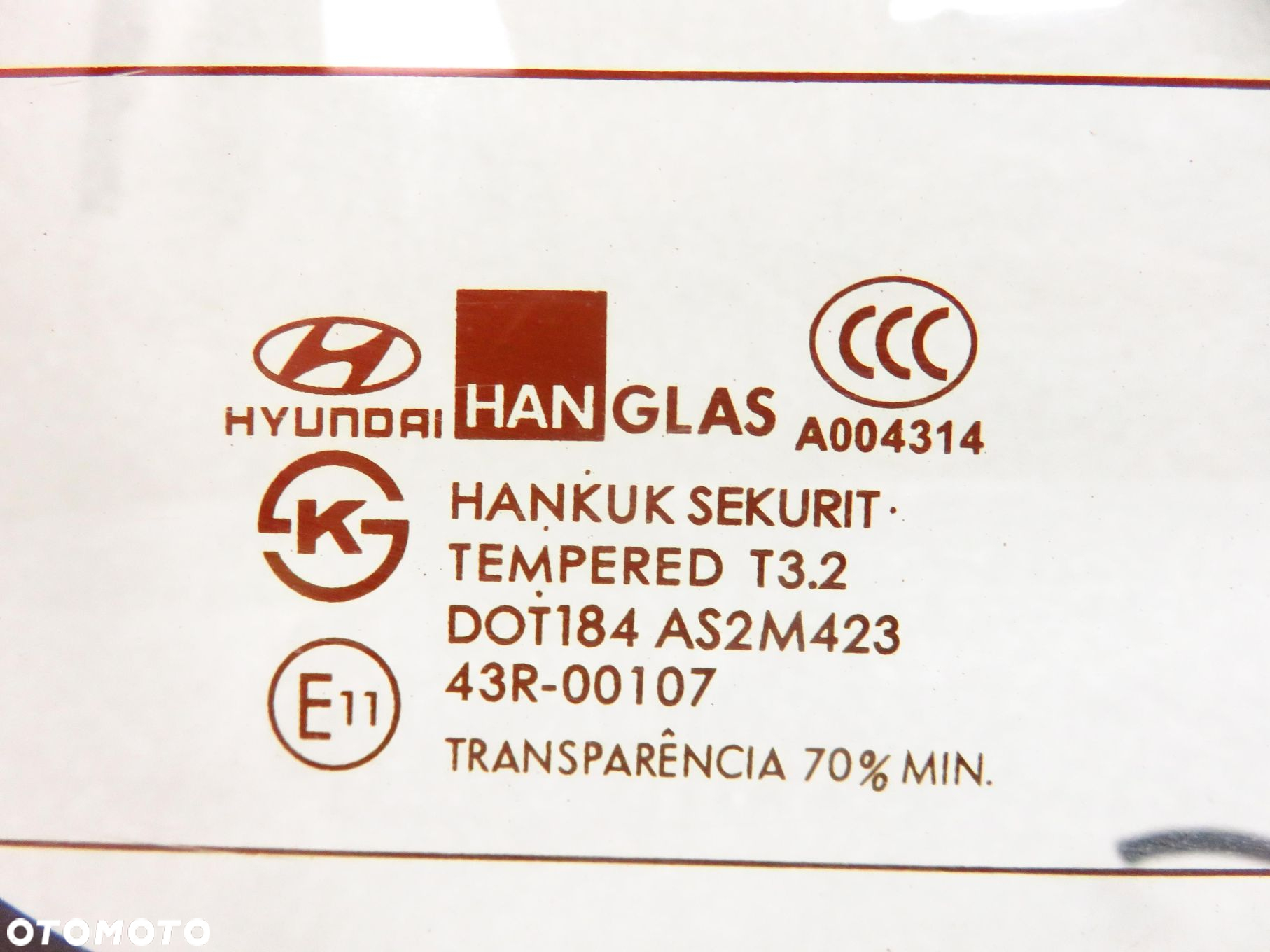 SZYBA TYLNA HYUNDAI GETZ HB - 2
