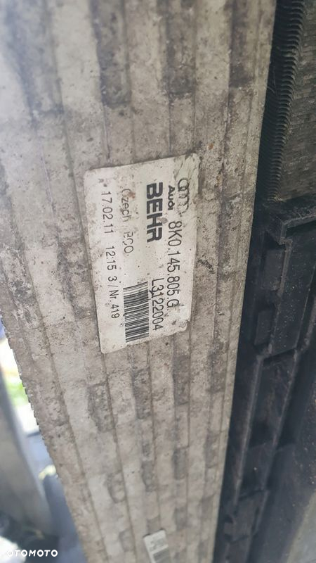 Audi A4 B8 8K0 07-12 2.0 TDI pas przedni chłodnice wzmocnienie wentylatory - 7