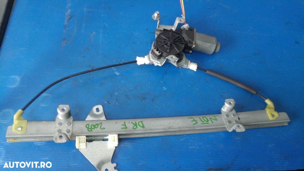 macara cu motoras dreapta fata nissan note e11  2004-2013 400926b - 2