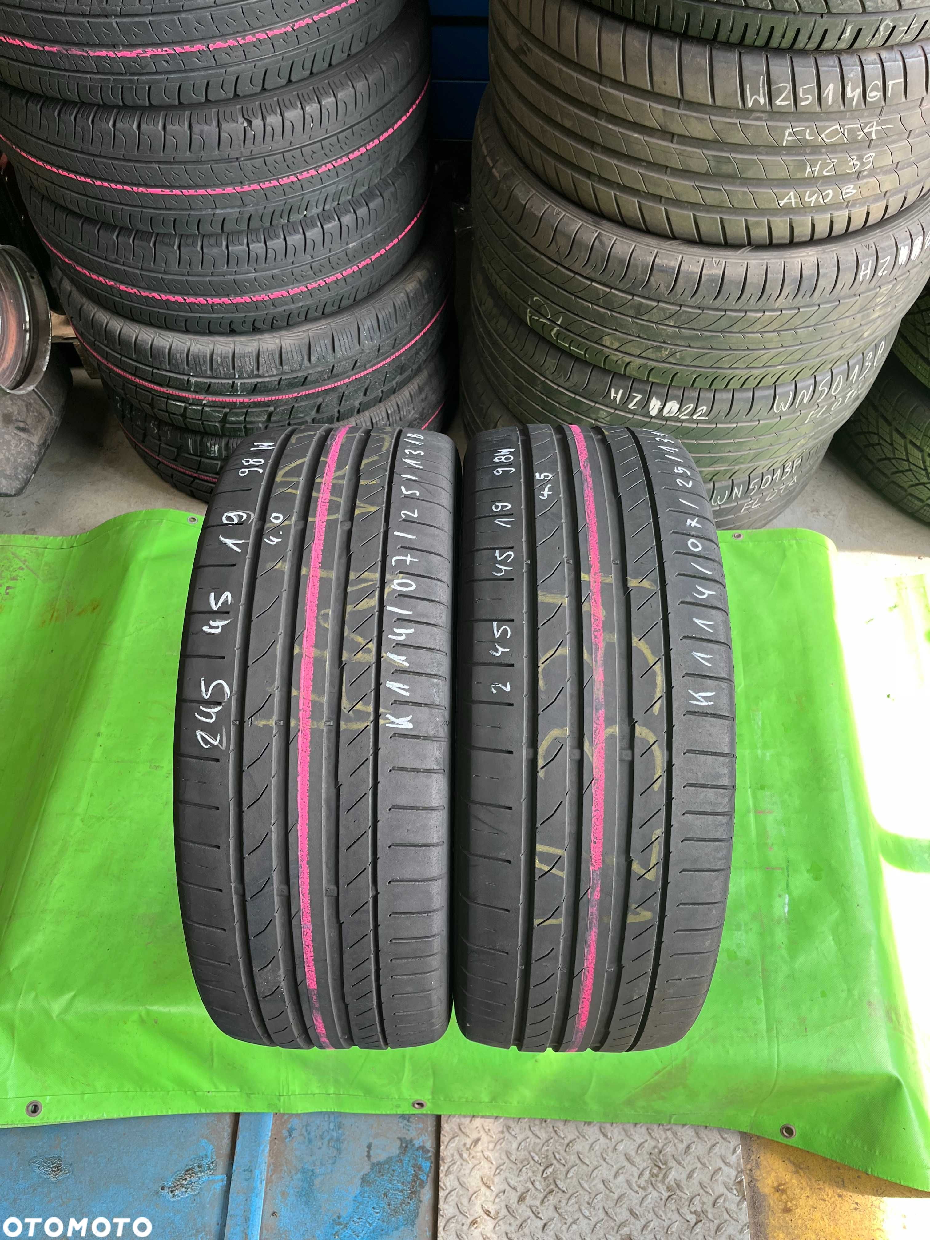 2 opony 245/45R19 Continental ContiSportContact 5 - 1