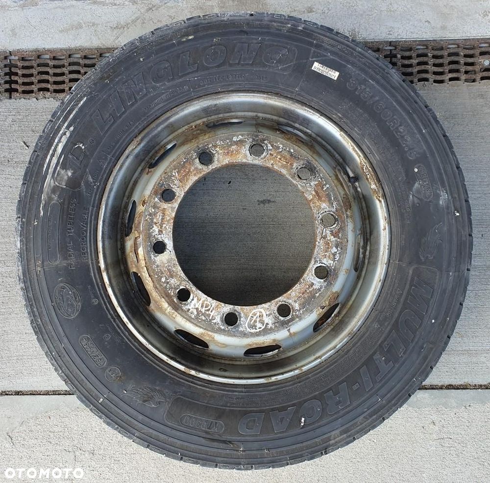 KOŁO FELGA 22.5X9 315/60/R22.5 MERCEDES ACTROS MP4 0024015502 - 1