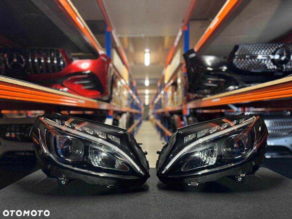 LEWA LAMPA PRZEDNIA MERCEDES C-KLASA W205 14-18 PRZED LIFT LED PERFORMACE - 2