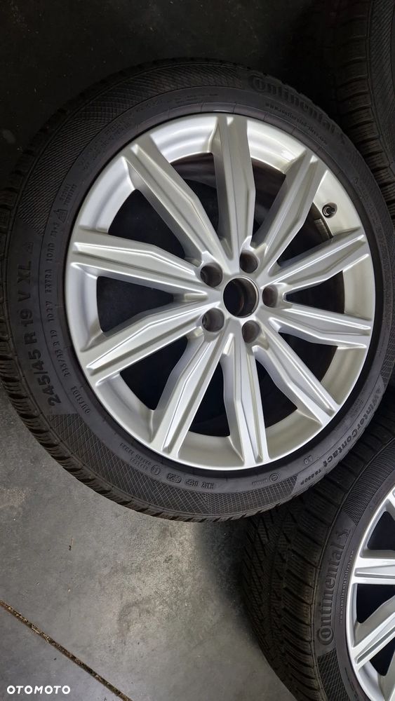 Praktycznie NOWE Koła Zimowe 245/45/19 Skoda, VW, Audi, Seat, Mercedes, - 8