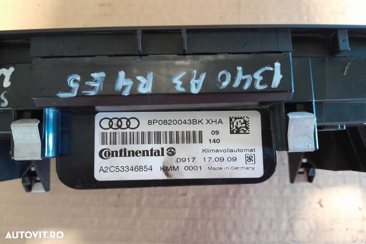 Comanda clima 8P0820043BK 8P0820043BK Audi A3 8P/8PA [2th facelift] [ - 3