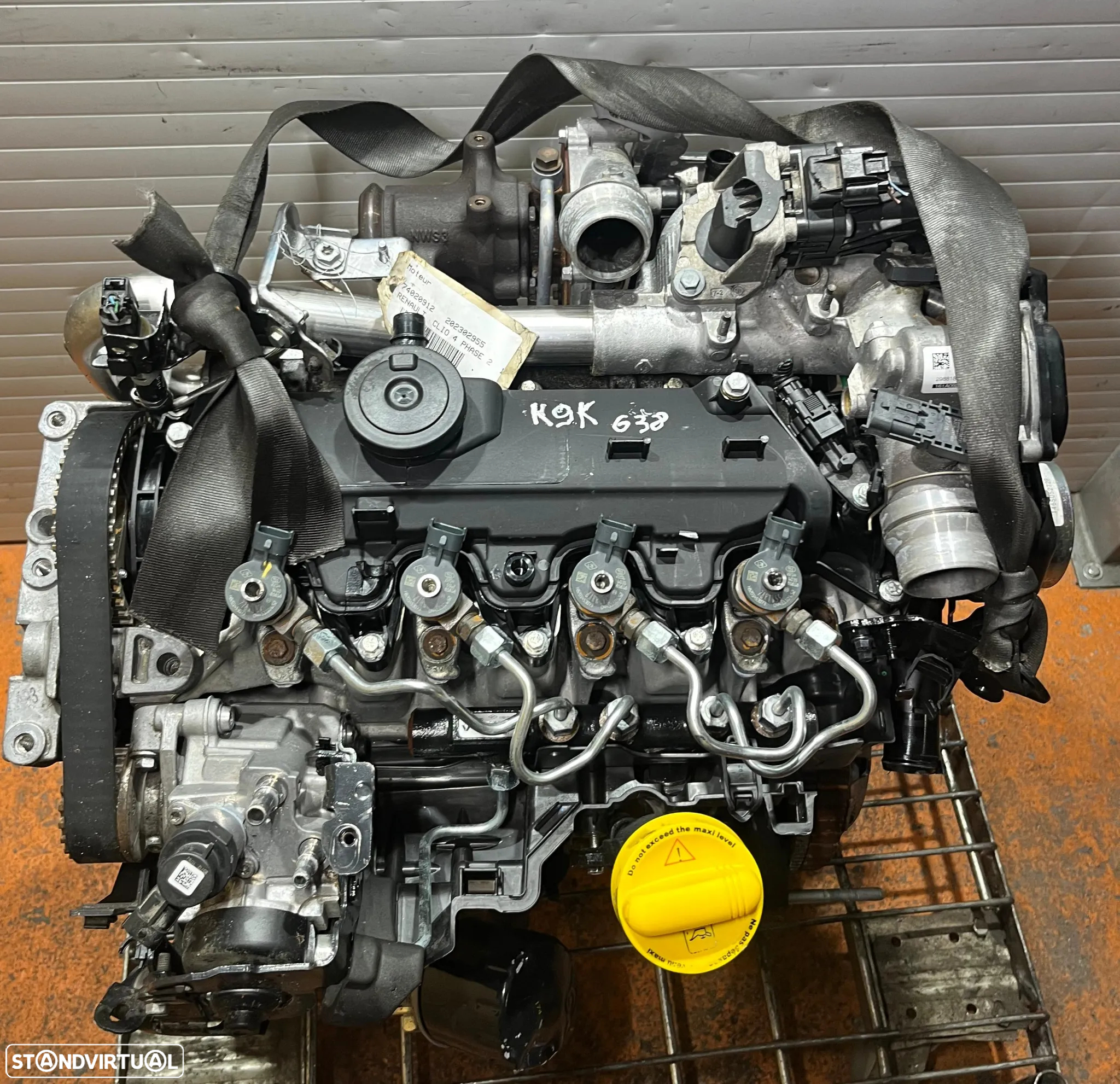 Motor Renault Clio IV 1.5 DCI Ref: K9K638 - 3