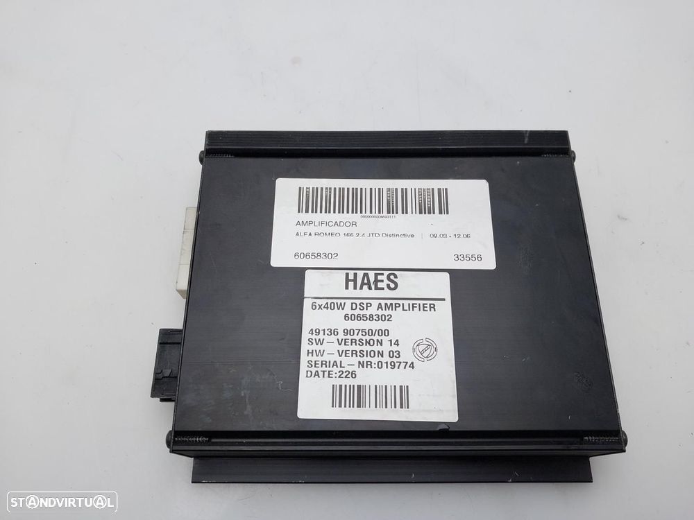 AMPLIFICADOR DE SOM ALFA ROMEO 166 - 1