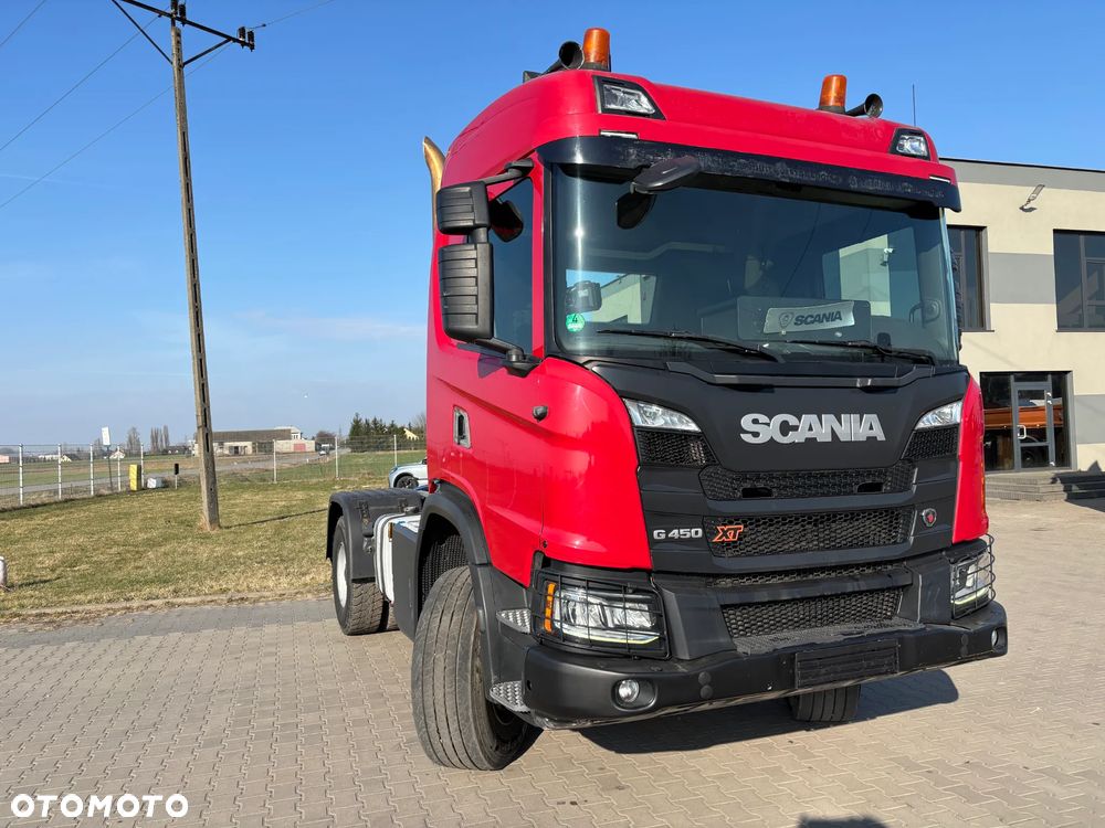 Scania G450 XT 4x4 stały napęd , skrzynia redukcyjna , biegi terenowe , hydraulika do wywrotu, z Niemiec ,opticrusie ze sprzęgłem - 1
