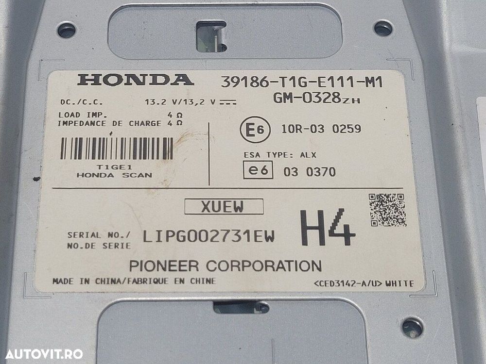 Amplificator audio Honda CR - V IV 2012 - 2018 (1201) 39186T1GE111M1 - 4
