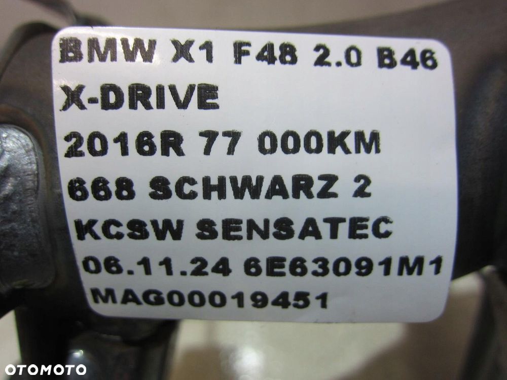 BMW X1 F48 F39 WSPORNIK DESKI ROZDZIELCZEJ STELAŻ 9378433 51459378433 - 6