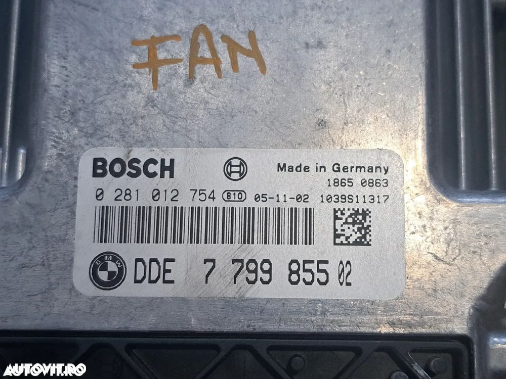 Unitate control ECU calculator Motor DDE Original BMW E87 E90 E91 E60+LCI E61+LCI E83+LCI 2.0d M47 - 2