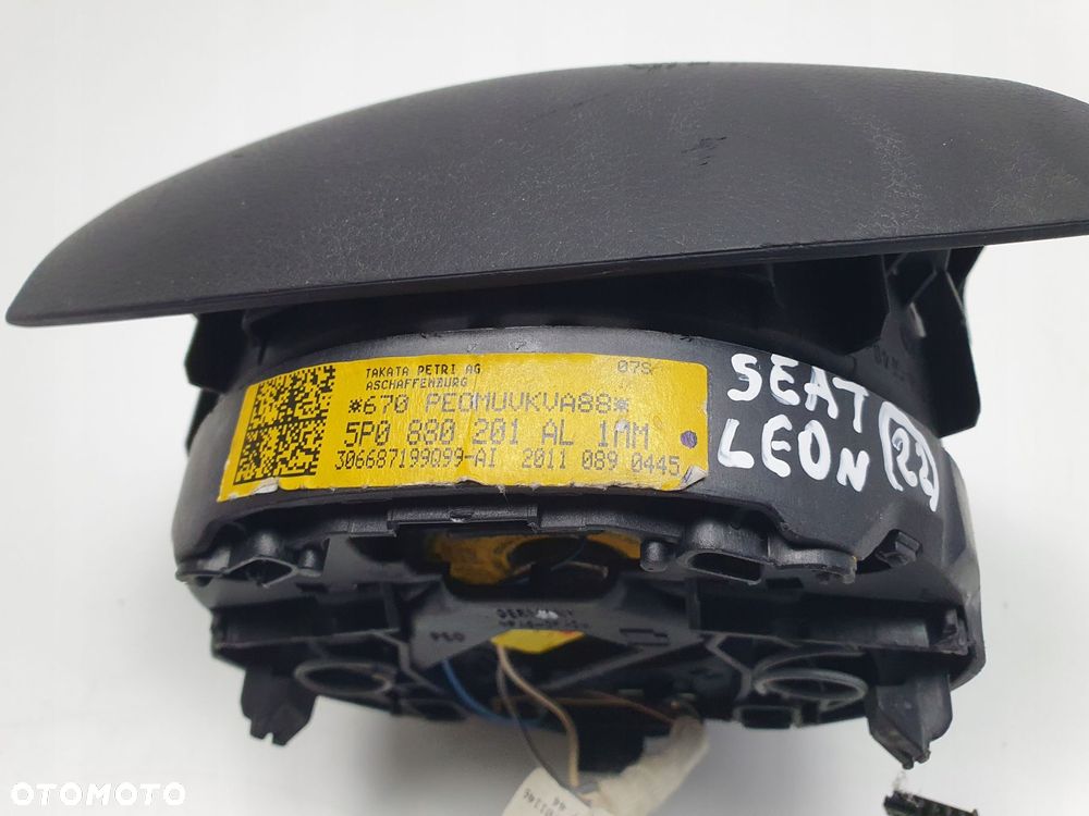 PODUSZKA POWIETRZNA KIEROWCY AirBag Seat Leon II lift 09-12 5P0880201AL - 7