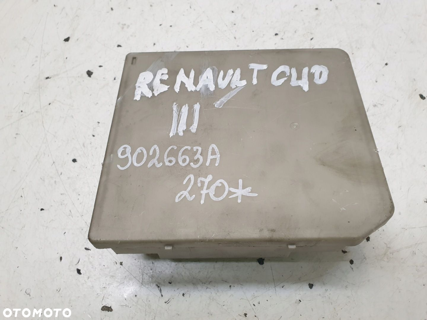 MODUŁ SKRZYNKA BEZPIECZNIKÓW RENAULT CLIO III 902663A - 3