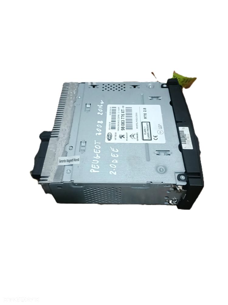 PEUGEOT 3008 I 09-16 2014 r. LIFT radioodtwarzacz radioodbiornik radio 98083776XT  * - 6