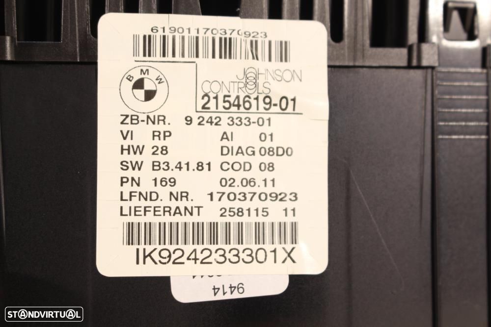 Quadrante Bmw 1 (E87)  62109242333 / 9242333 / 2154619 - 8