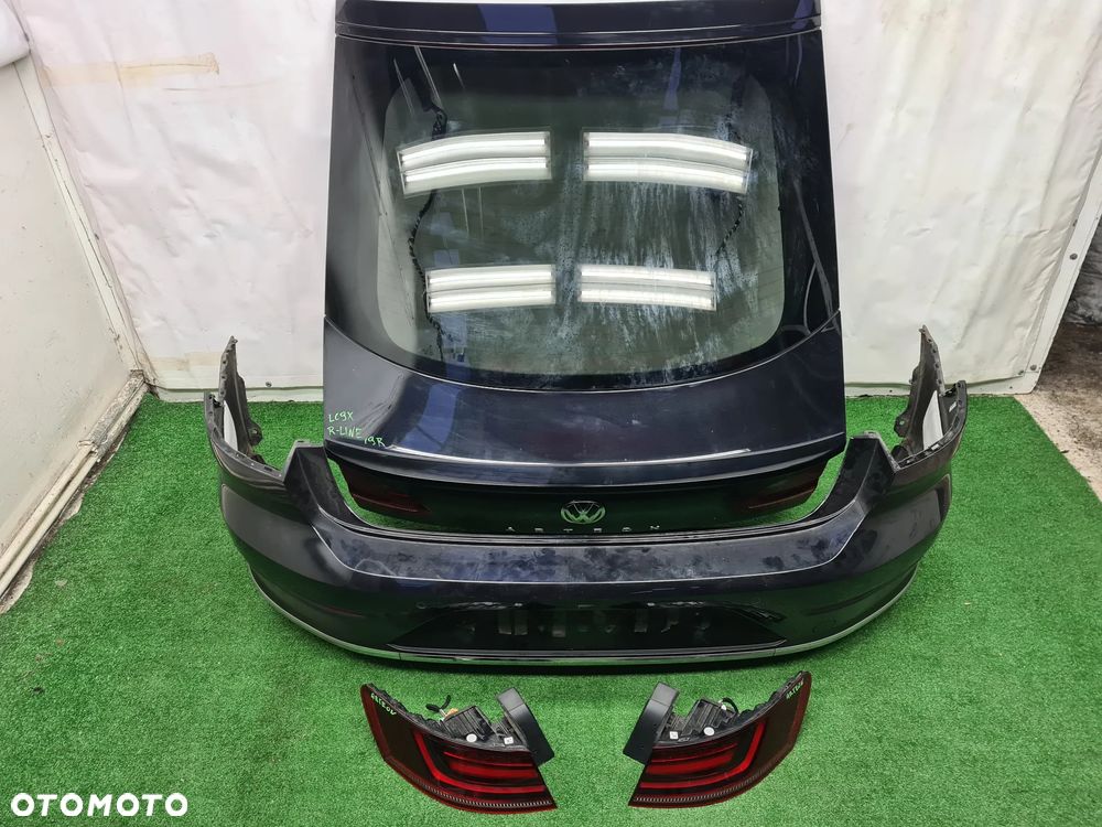 VW ARTEON 2019 R  R-LINE TYŁ  KOMPLETNY LC9X LAMPY KLAPA ZDERZAK BELKA - 2