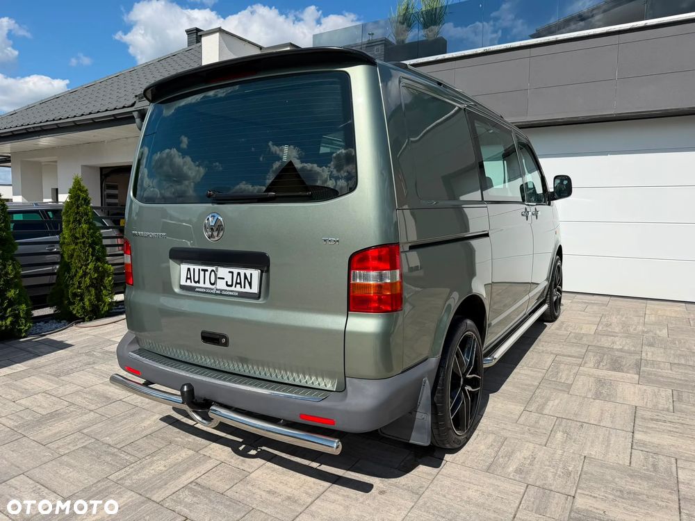 Volkswagen TRANSPORTER T5 1.9TDI Klima Elektryka Duża Navi Rury Brygadówka Dubel Kabina Klapa Hak - 6