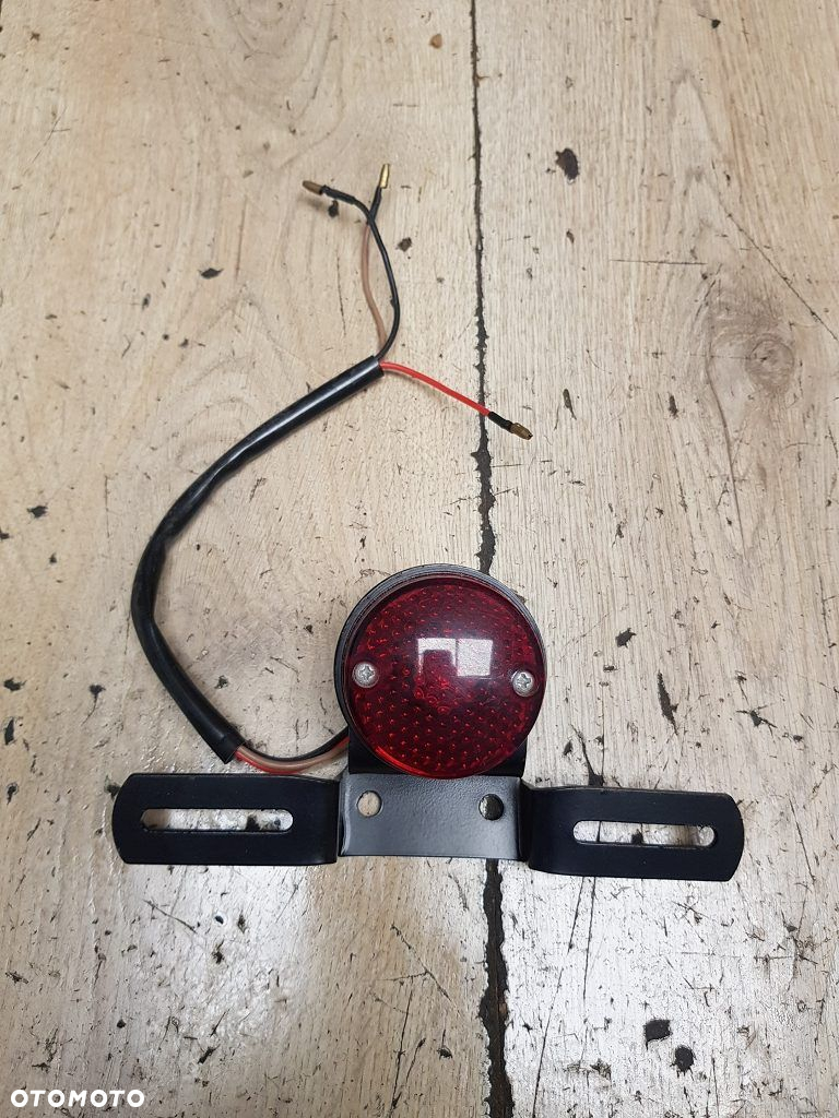 Lampa tył uchwyt tablicy Harley Cafe Racer Bobber Chopper Drag - 5