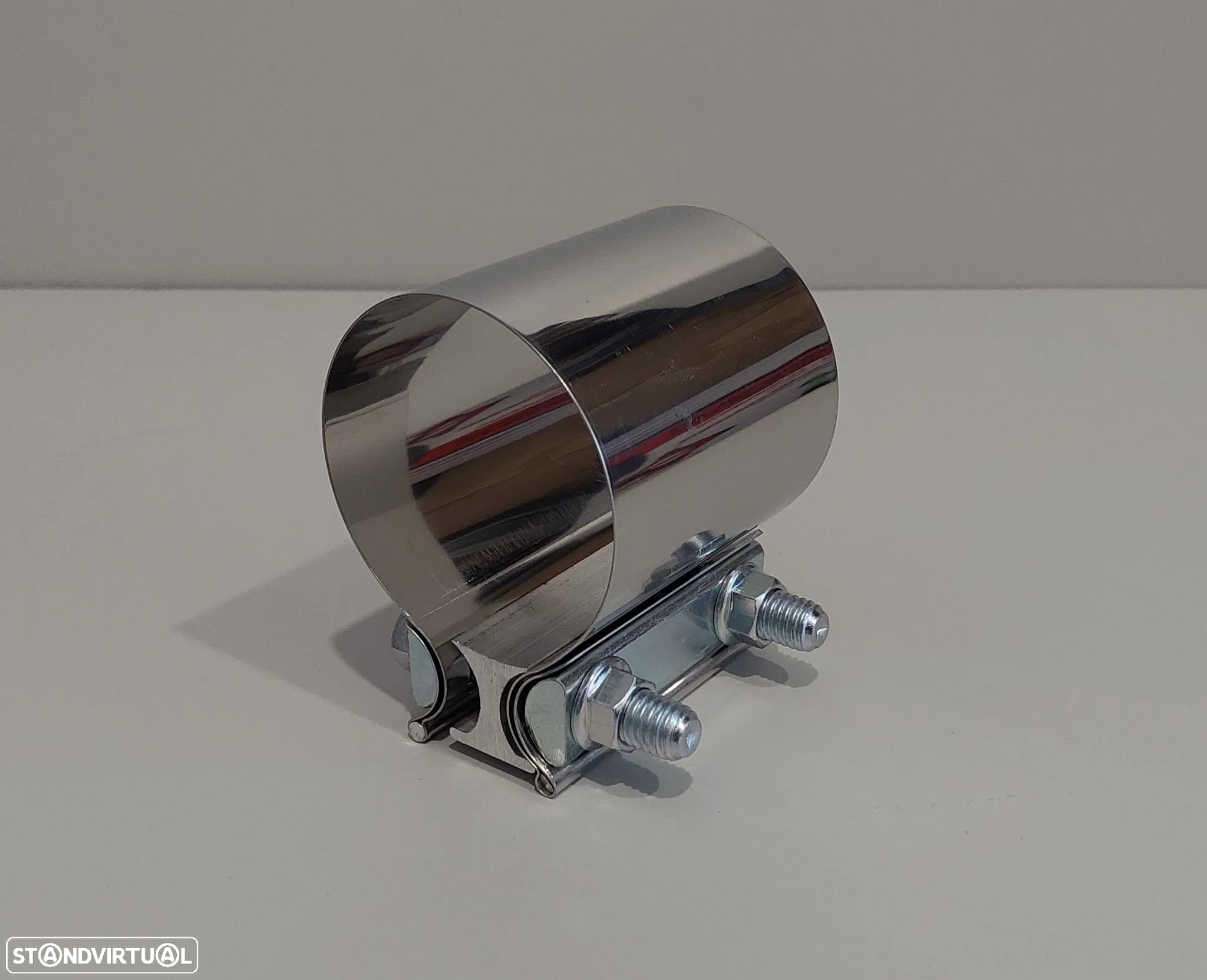76mm - Braçadeira Inox União Tubo Escapes Universal - 3