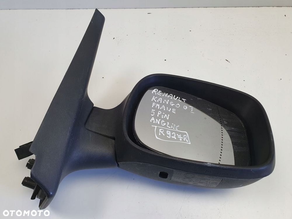 LUSTERKO PRAWE Renault Kangoo I 98-08r _ PASAŻERA 5 Pin kabli ANGLIK - 4