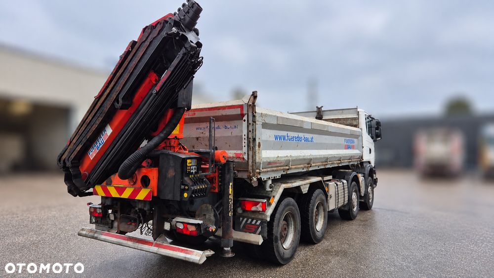 Scania G480 8x4 wywrotka 3 Stronna Bordmatic dźwig Palfinger PK23002 - 3