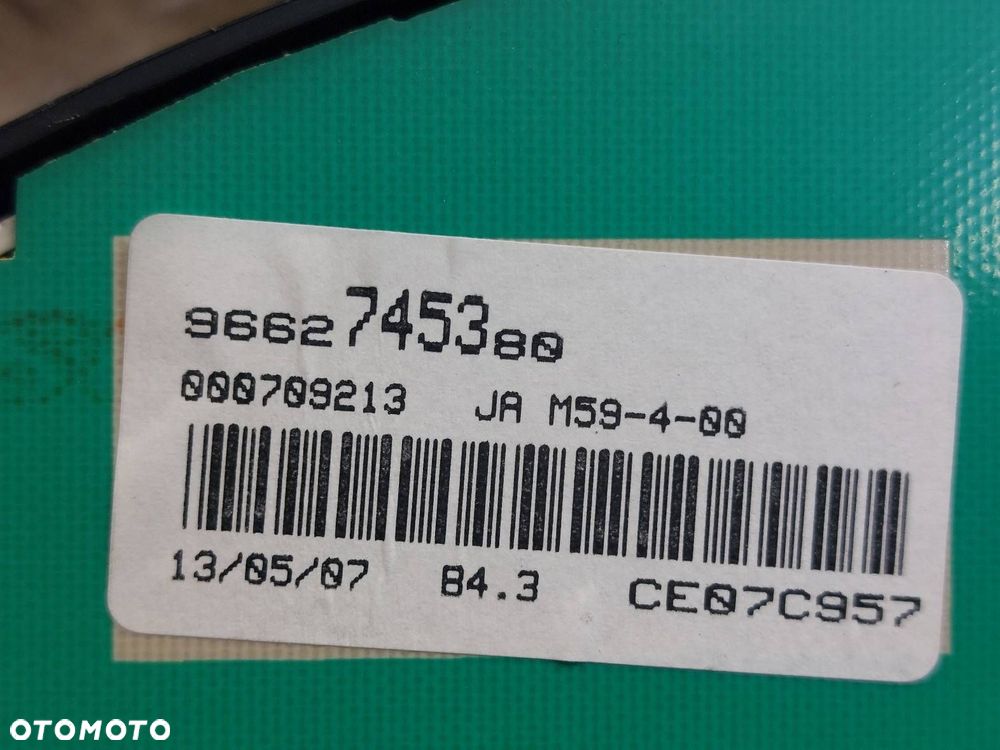 LICZNIK ZEGARY PEUGEOT PARTNER I LIFT BERLINGO I LIFT 1.6 HDI 9662745380 - 3