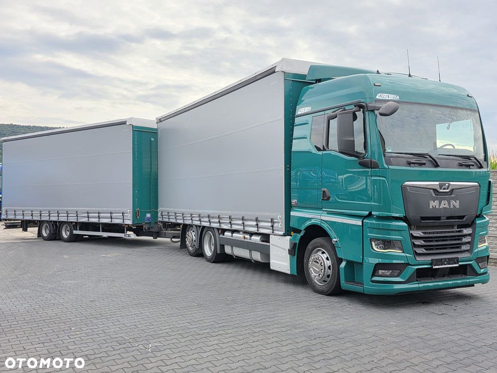 MAN MAN TGX 26.430 / E 6  / ZESTAW TANDEM 120 M3 / NOWY TACHOGRAF G2V2/ ŁAD. 28 375 KG / RETARDER /  38 PALET / SPROWADZONY - 1