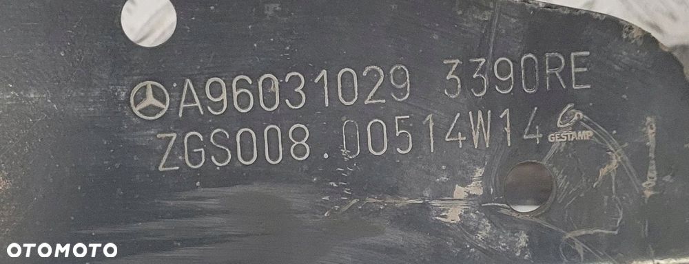 PRZEDŁUŻENIE RAMY MERCEDES ACTROS MP4 LEWE/PRAWE A 96031029 - 2
