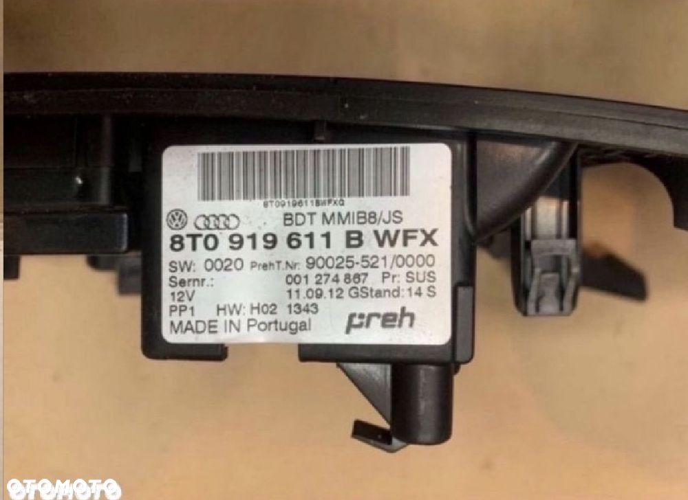 8T0919611B Panel sterowania MMI audi a5 8T lift a4 b8 - 3