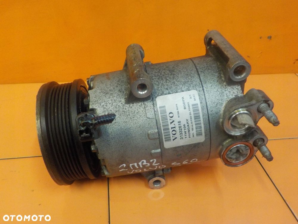 S60 V40 FOCUS 1.6 T3 T4 ECOBOOST 12r B4164T sprezarka klimatyzacji 31332616 - 1