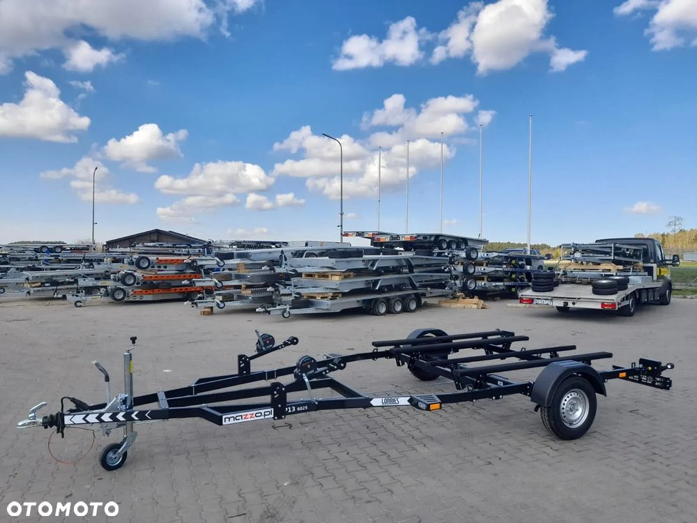 Lorries DOSTAWA przyczepa na 2 skutery wodne DMC1300kg LAMPY LED lakierowana z płozami, wodoodporne łożyska - 10