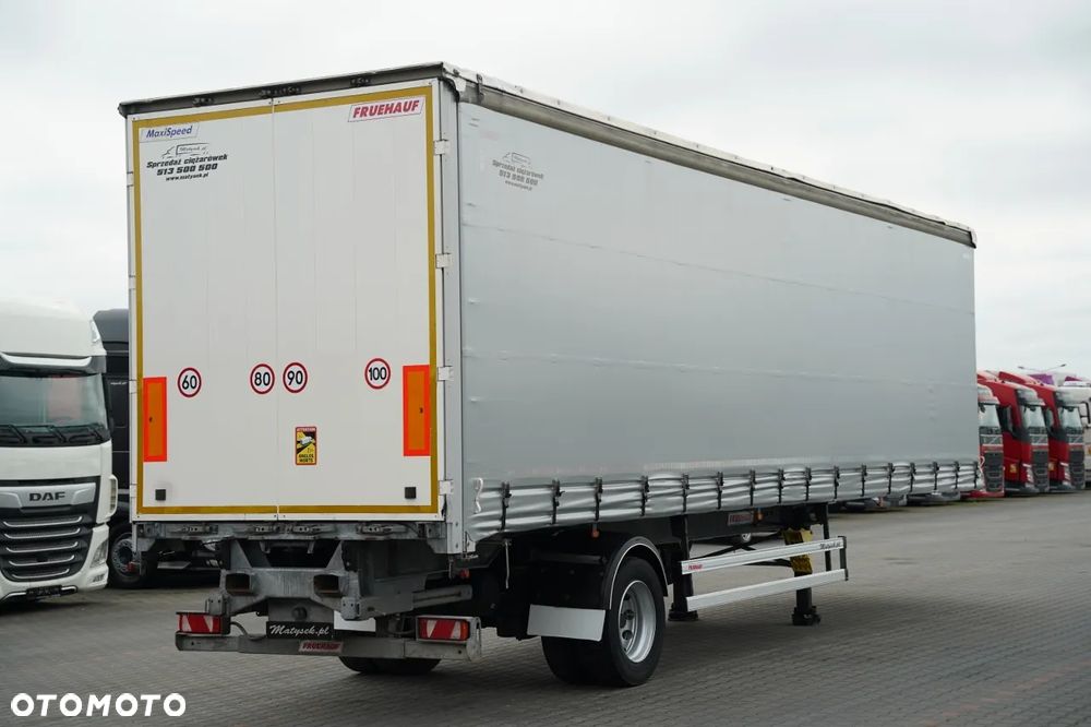 Fruehauf FIRANKA  11 M / OŚ SKRĘTNA / BLIŹNIAK / ZAWIESIE NA WÓZEK / MOCNA PODŁOGA - 6